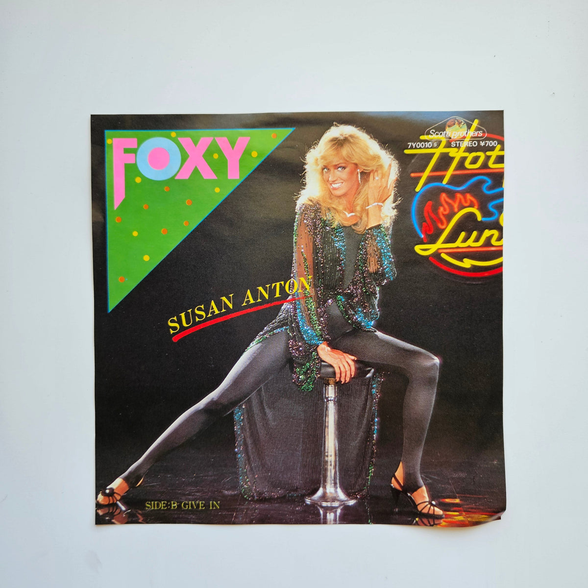 Susan Anton - Foxy / Give In Japan Vinyl
