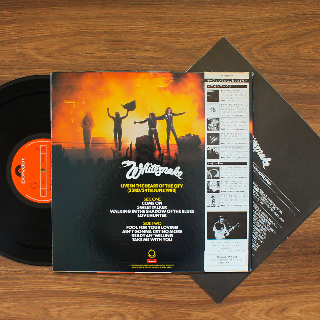 Whitesnake - Live... In The Heart Of The City Japan Vinyl
