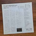 Time Zone Featuring John Lydon & Afrika Bambaataa – World Destruction 33'lük LP PLAK Japan Vinyl