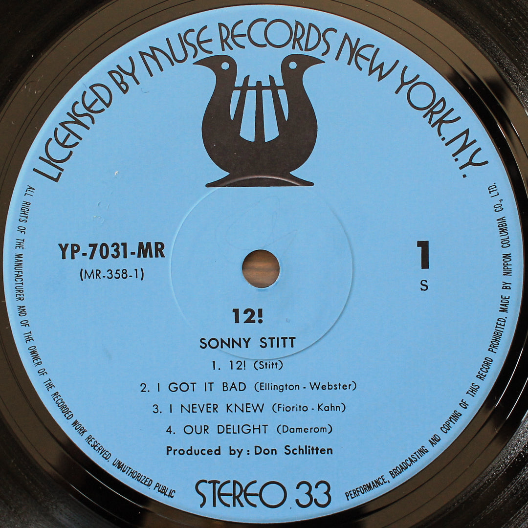 Sonny Stitt - 12! Japan Vinyl