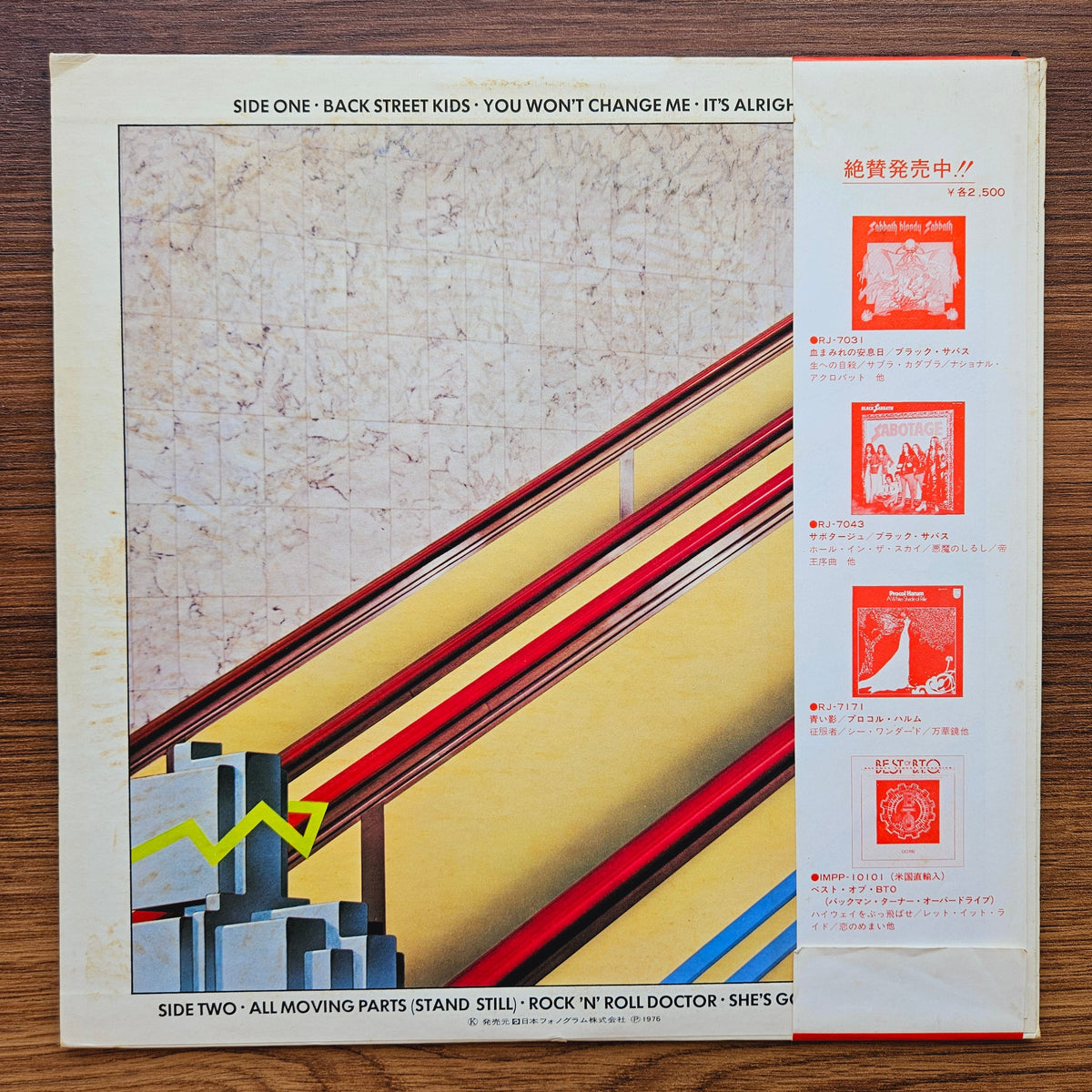 Black Sabbath – Technical Ecstasy 33'lük LP PLAK Japan Vinyl