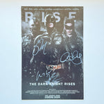 Christian Bale, Tom Hardy & Anne Hathaway El İmzalı Fotoğraf (Ömür Boyu COA) Japan Vinyl