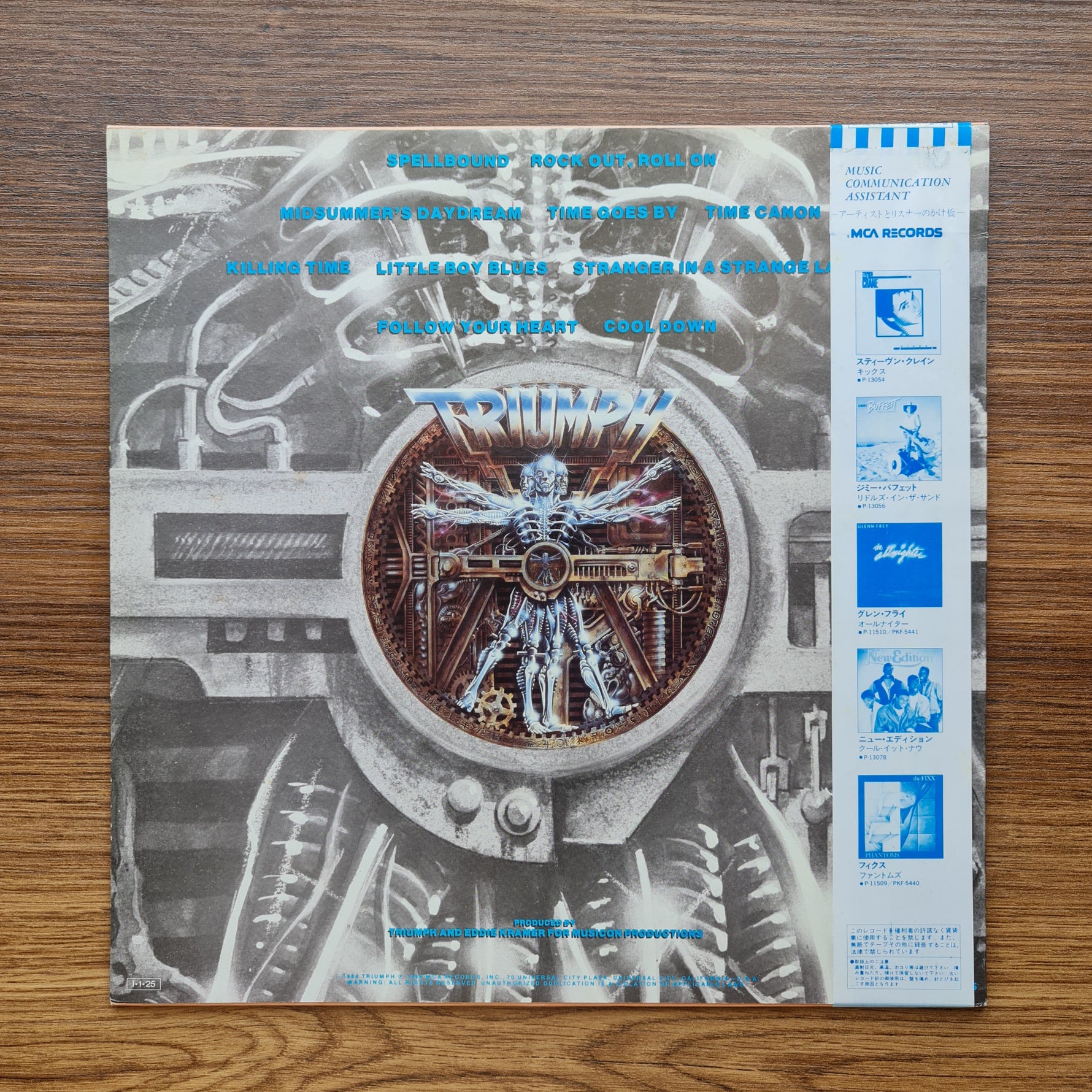 Triumph – Thunder Seven 33'lük LP PLAK Japan Vinyl