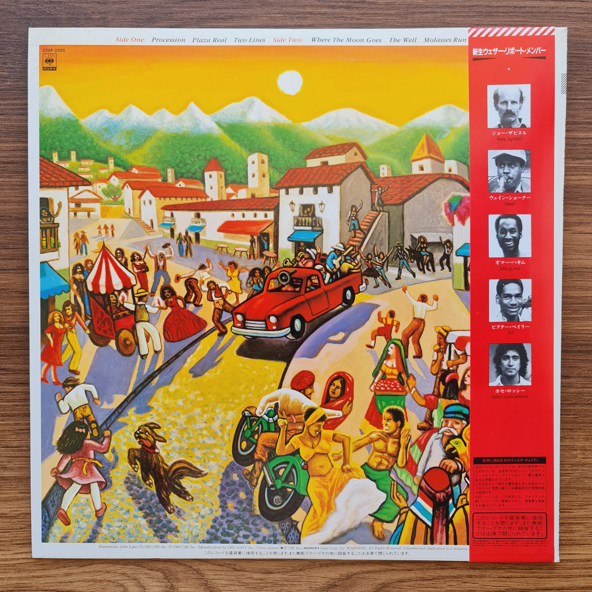 Weather Report – Procession 33'lük LP PLAK Japan Vinyl