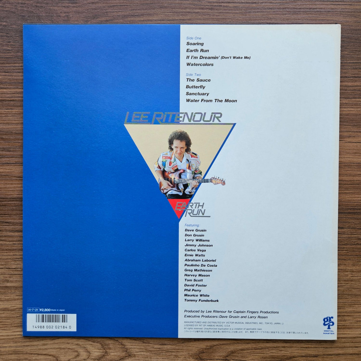 Lee Ritenour – Earth Run 33'lük LP PLAK Japan Vinyl