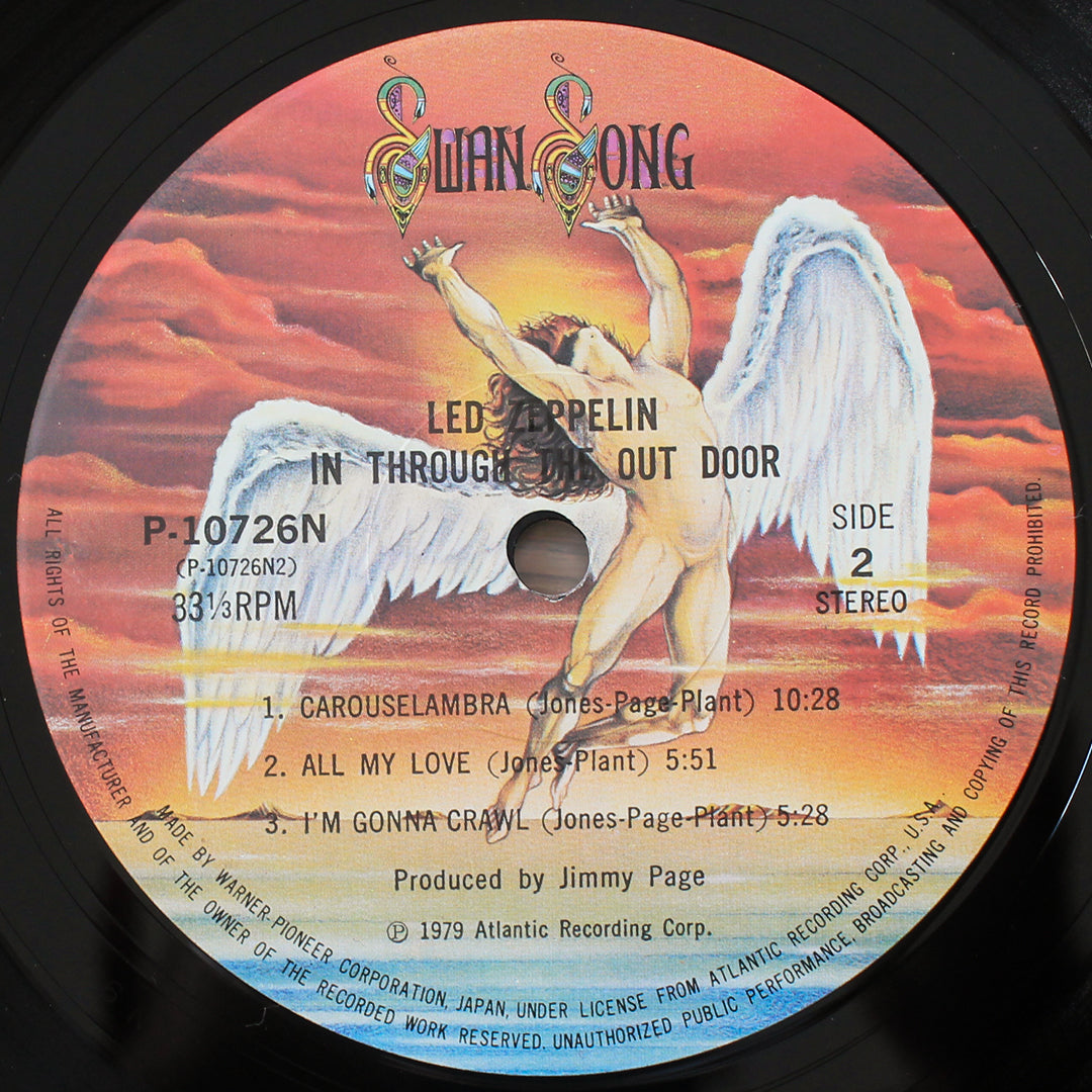 Led Zeppelin - In Through The Out Door 33'lük LP PLAK Japan Vinyl