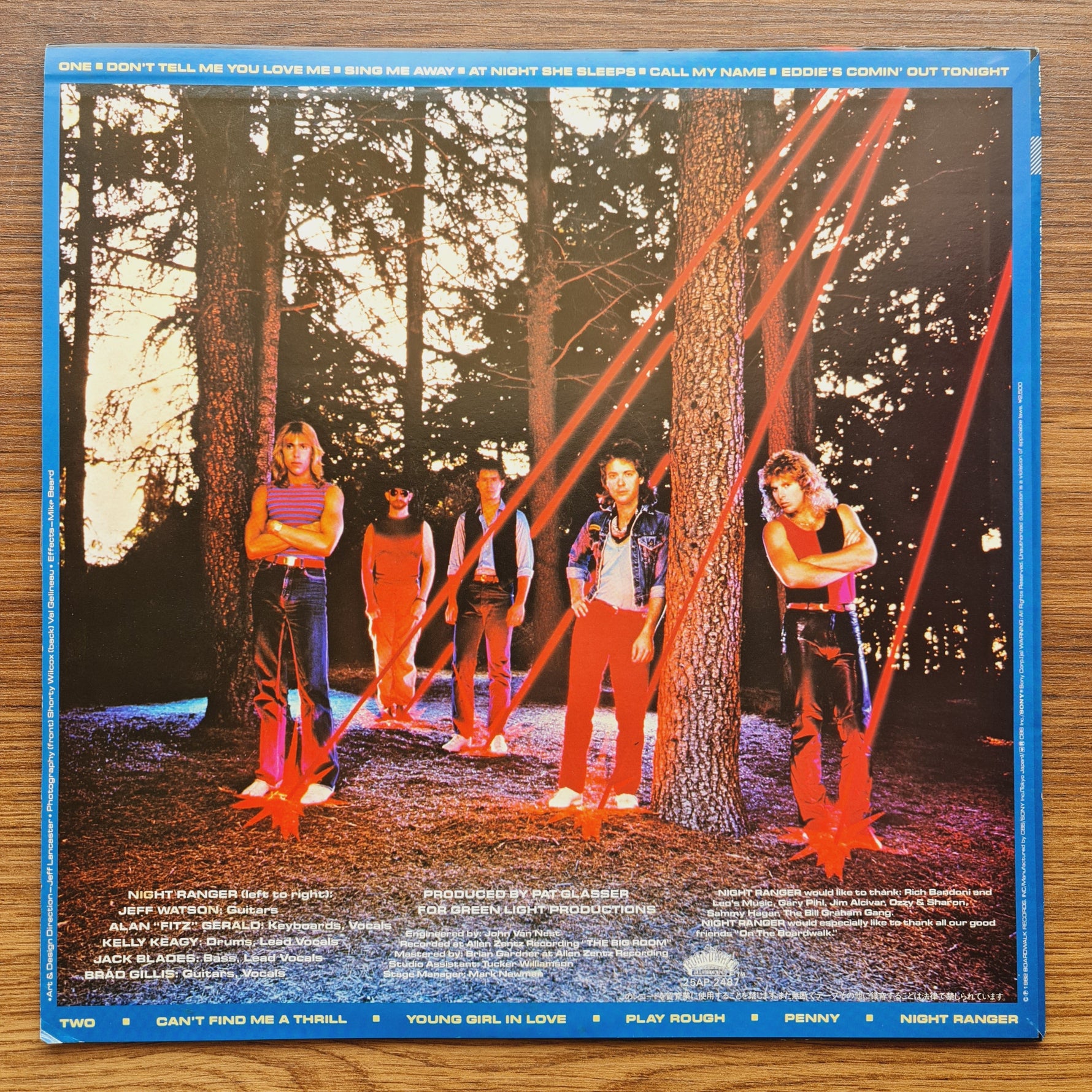 Night Ranger – Dawn Patrol 33'lük LP PLAK Japan Vinyl