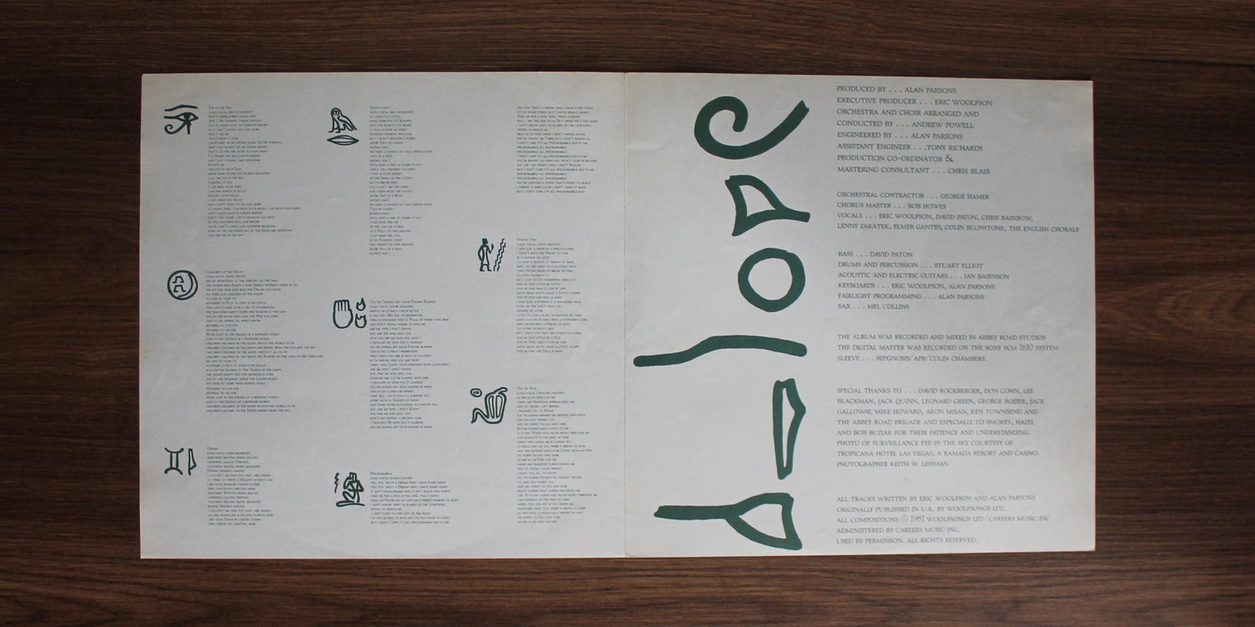 The Alan Parsons Project - Eye In The Sky Japan Vinyl