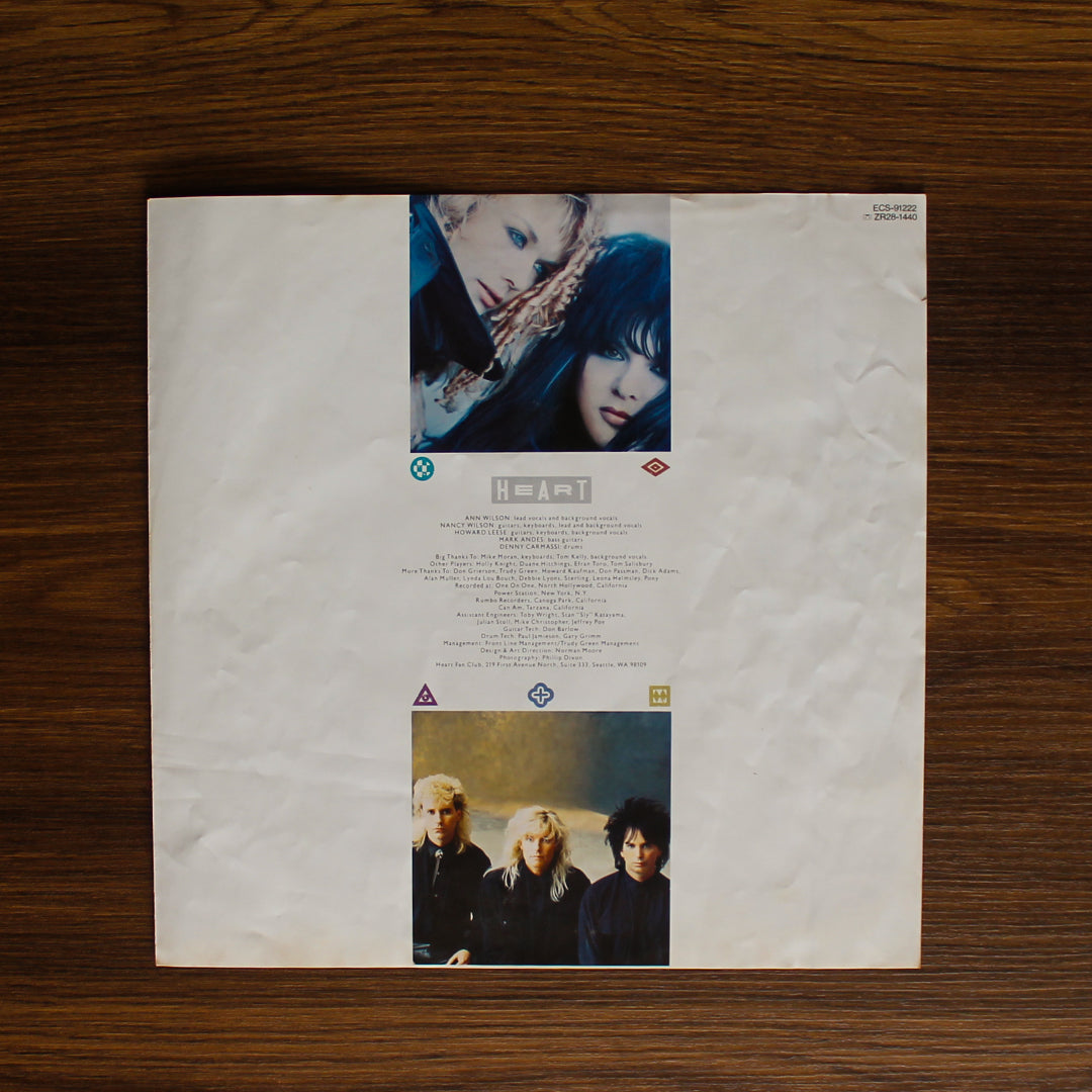 Heart - Bad Animals + Live In Japan '86 33'lük LP PLAK Japan Vinyl