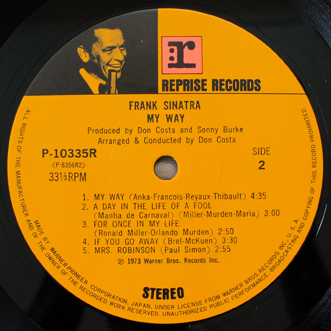 Frank Sinatra - My Way Japan Vinyl