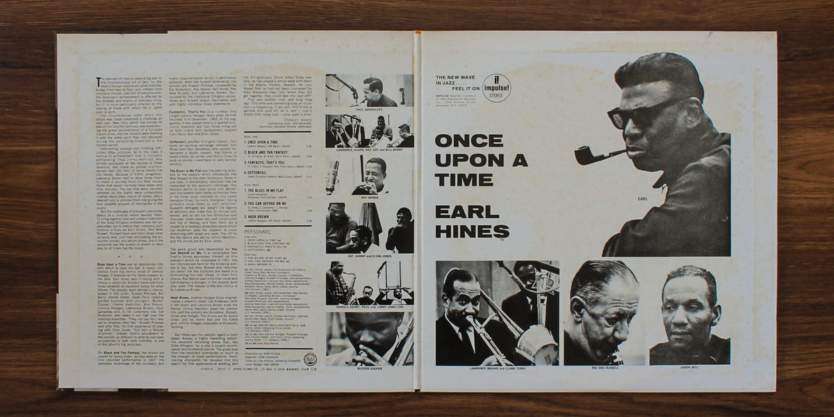 Earl Hines - Once Upon A Time 33'lük LP PLAK Japan Vinyl