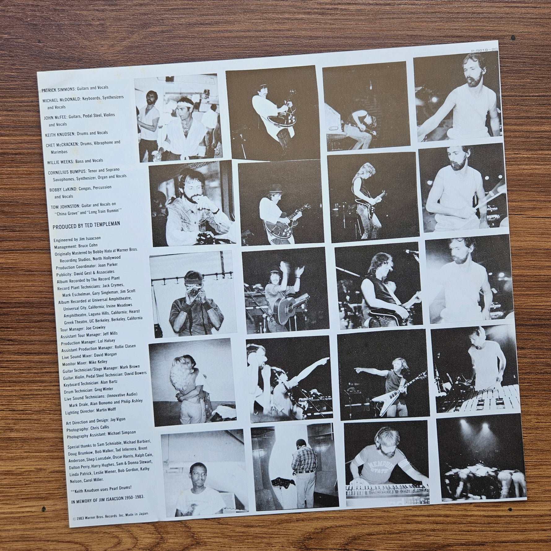 The Doobie Brothers – Farewell Tour 33'lük LP PLAK Japan Vinyl