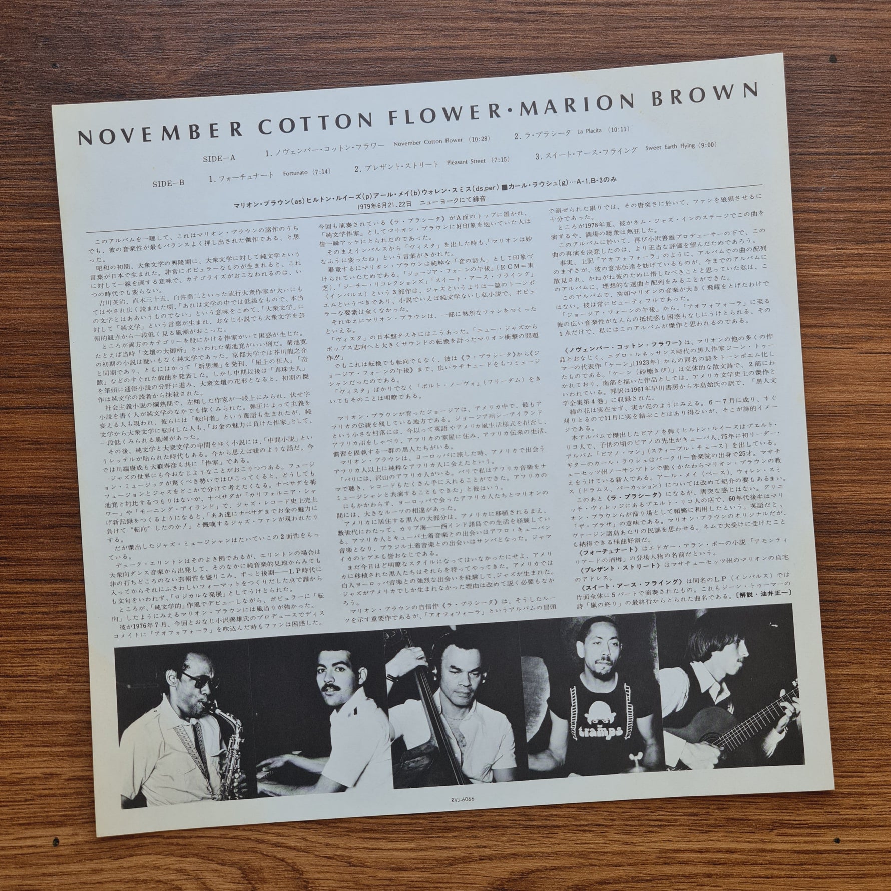 Marion Brown - November Cotton Flower Japan Vinyl