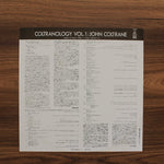 John Coltrane - Coltranology Vol. 1 33'lük LP PLAK Japan Vinyl