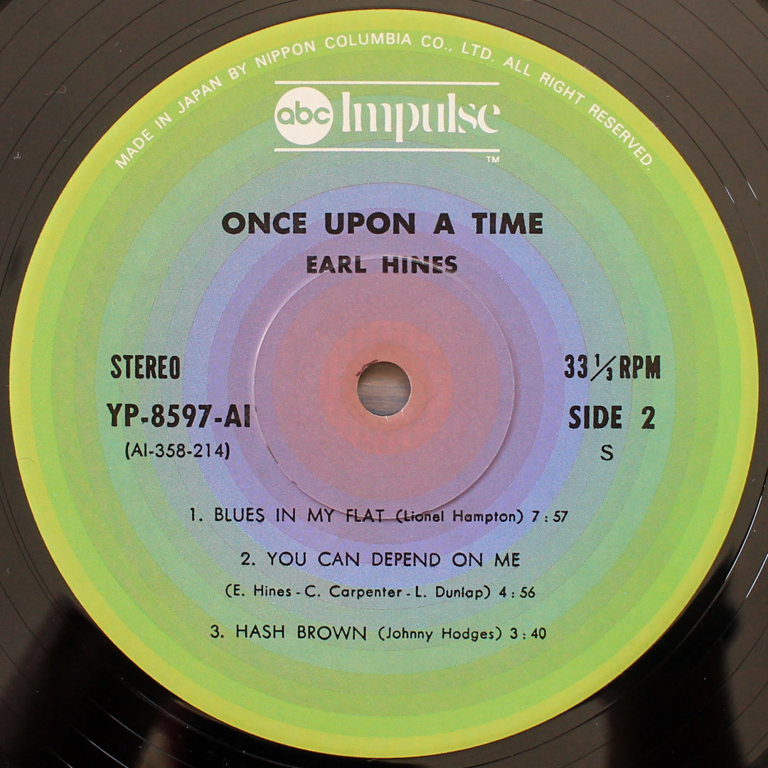 Earl Hines - Once Upon A Time 33'lük LP PLAK Japan Vinyl