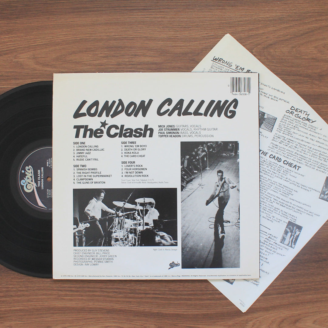 The Clash – London Calling İmzalı Plak Japan Vinyl