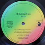 Japan - Adolescent Sex 33'lük LP PLAK Japan Vinyl