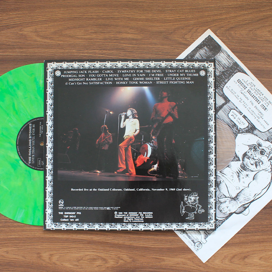 Rolling Stones - Live'r Than You'll Ever Be 33'lük LP PLAK Japan Vinyl