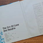 Jimi Hendrix – The Cry Of Love 33'lük LP PLAK Japan Vinyl
