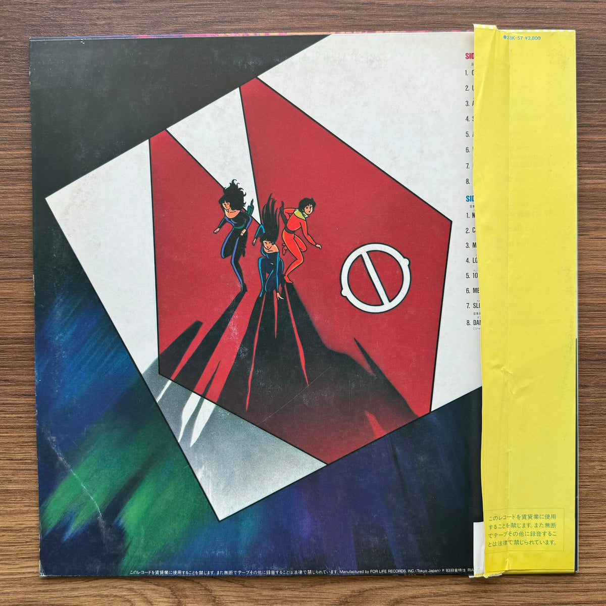 Kazuo Ohtani & Yuichiro Oda – Cat's Eye Soundtrack 33'lük LP PLAK Japan Vinyl