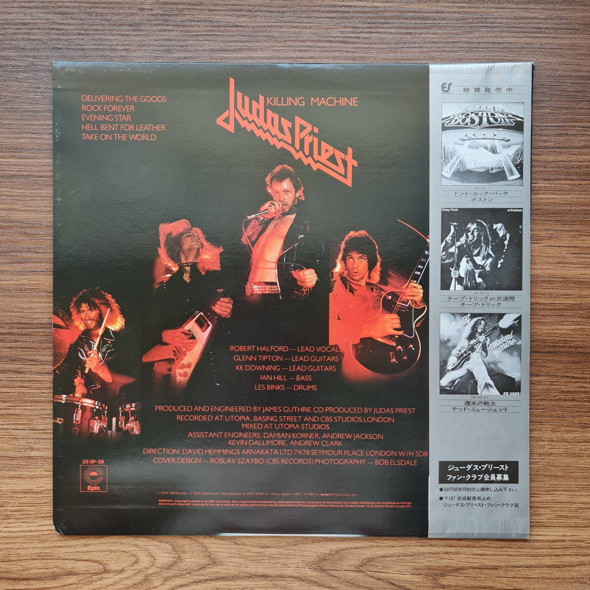 Judas Priest – Killing Machine 33'lük LP PLAK Japan Vinyl