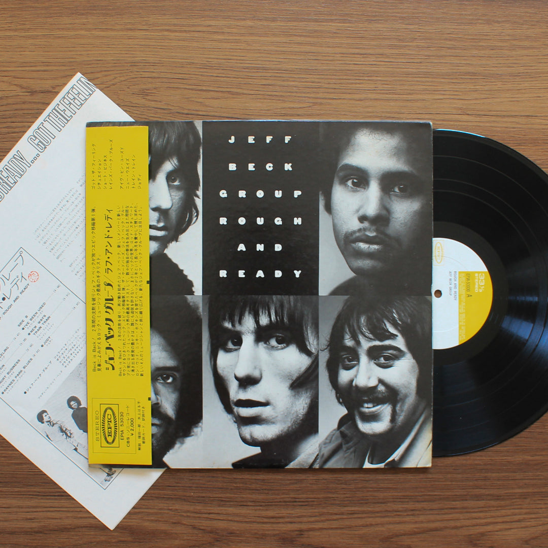Jeff Beck Group - Rough And Ready 33'lük LP PLAK Japan Vinyl