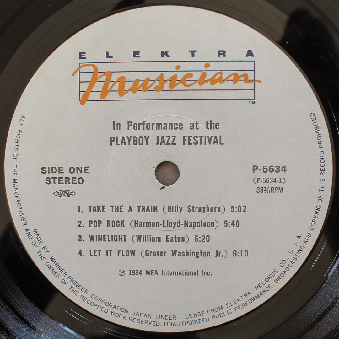 In Performance At The Playboy Jazz Festival 33'lük LP PLAK Japan Vinyl