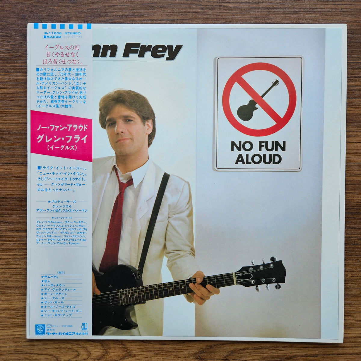 Glenn Frey – No Fun Aloud 33'lük LP PLAK Japan Vinyl