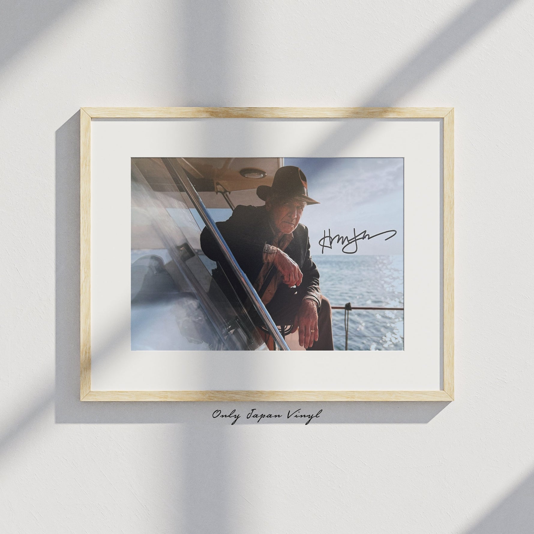 Harrison Ford 20x30 cm Boyutunda El İmzalı Fotoğraf (Ömür Boyu COA) Japan Vinyl