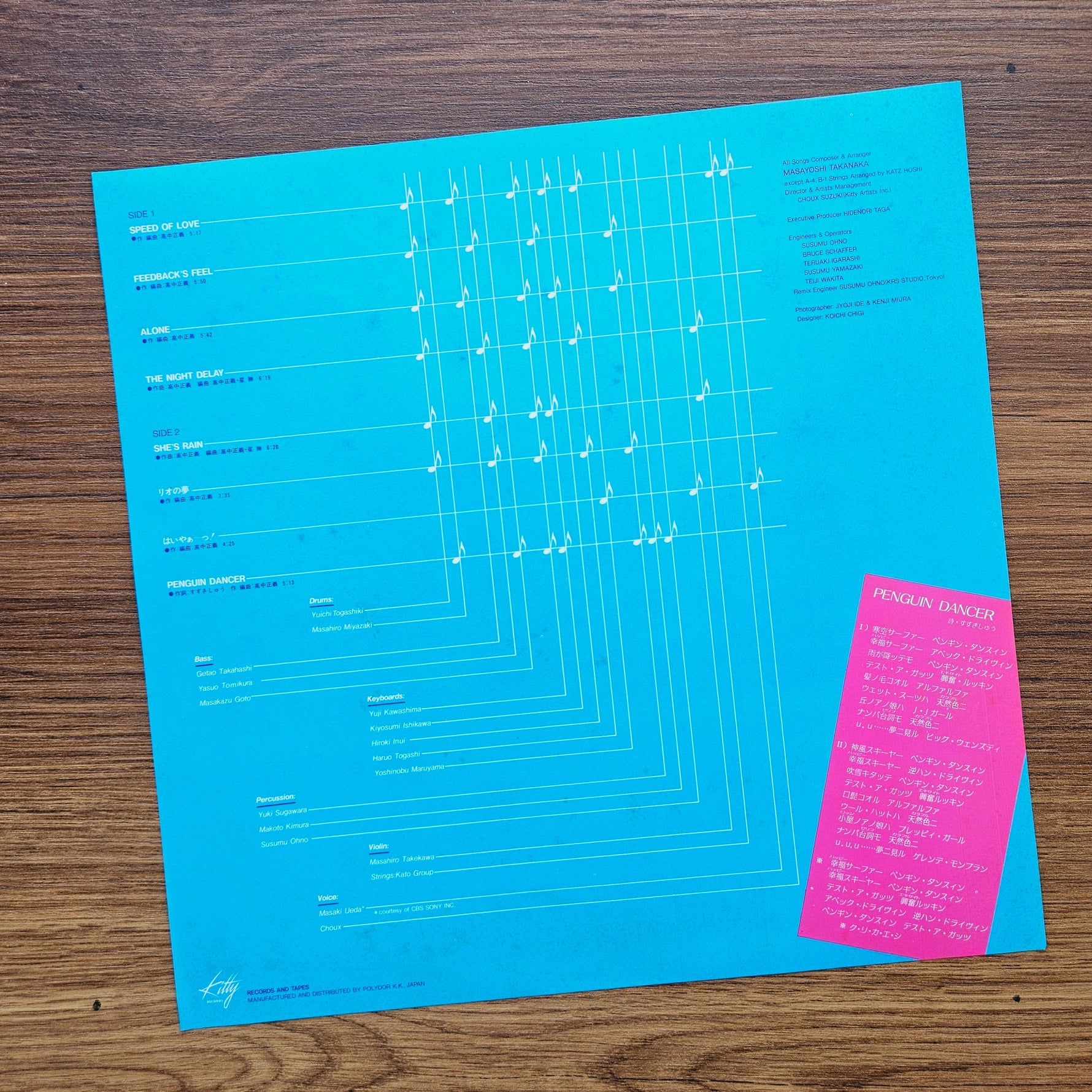 Masayoshi Takanaka - Alone 33'lük LP PLAK Japan Vinyl
