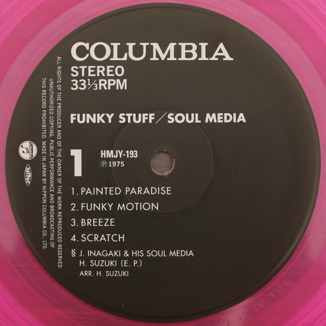 Jiro Inagaki & Soul Media - Funky Stuff Japan Vinyl