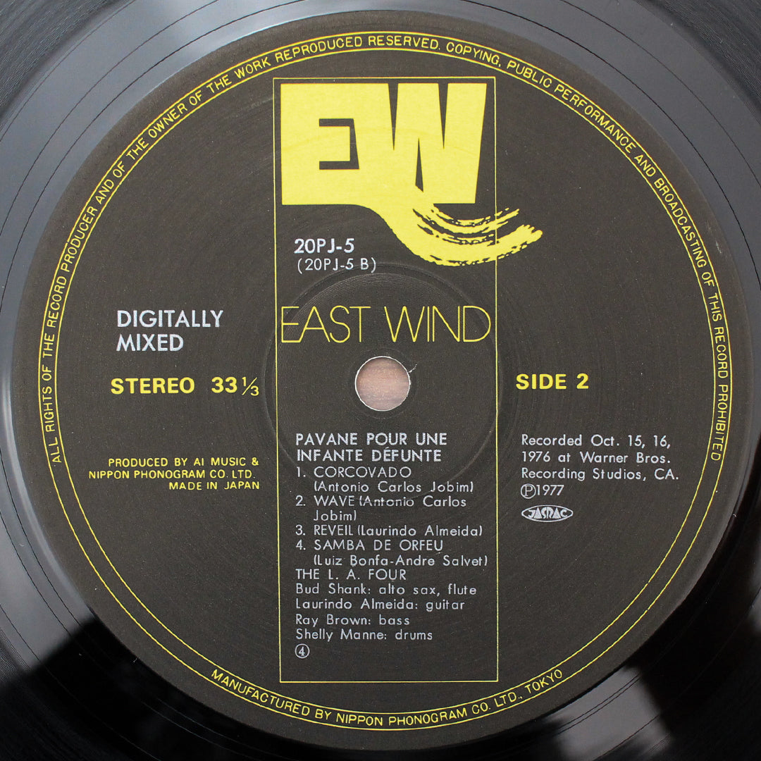 L.A.4 - Pavane Pour Une Infante Défunte  33'lük LP PLAK Japan Vinyl