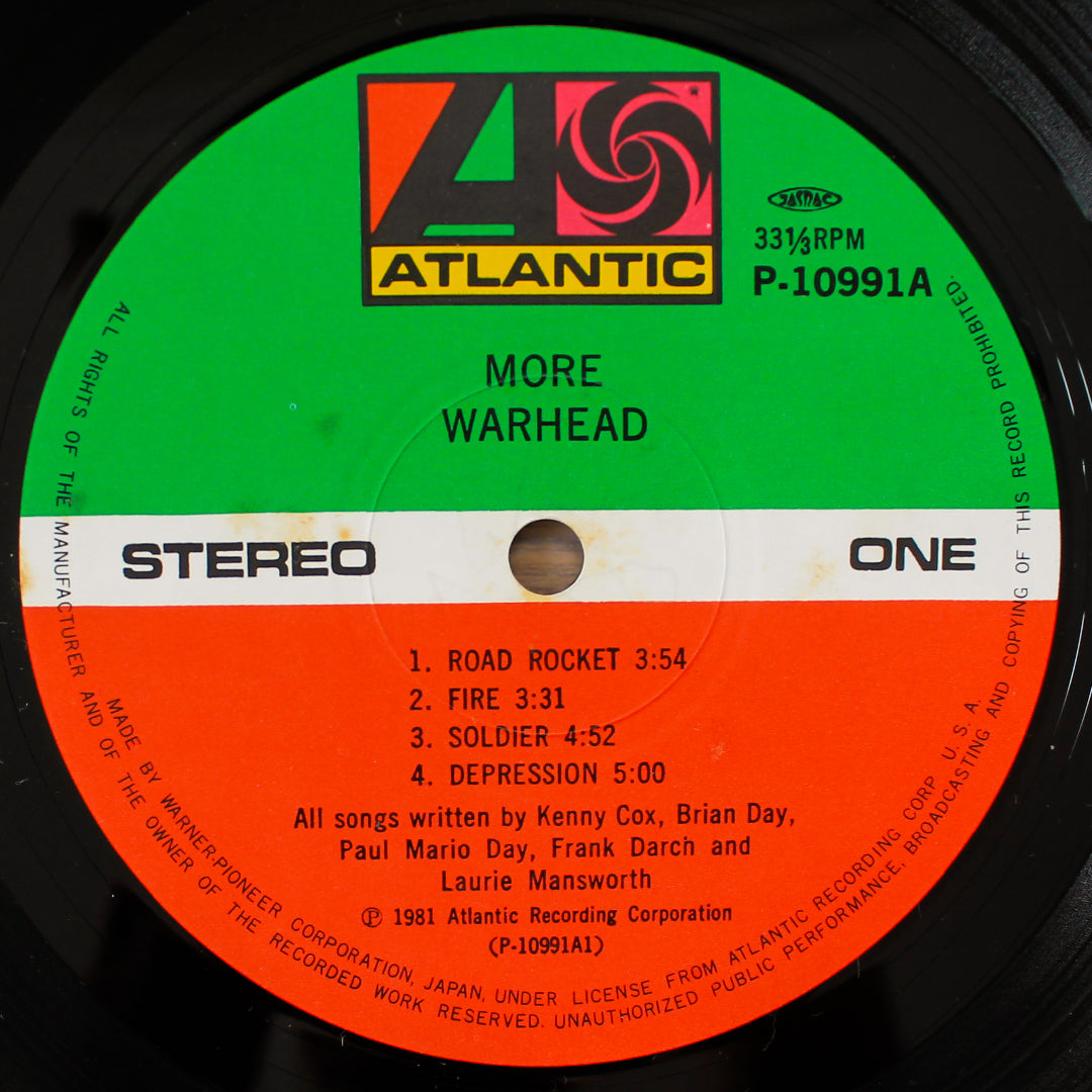More - Warhead 33'lük LP PLAK Japan Vinyl
