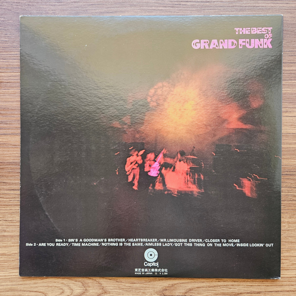 Grand Funk – The Best Of Grand Funk 33'lük LP PLAK Japan Vinyl