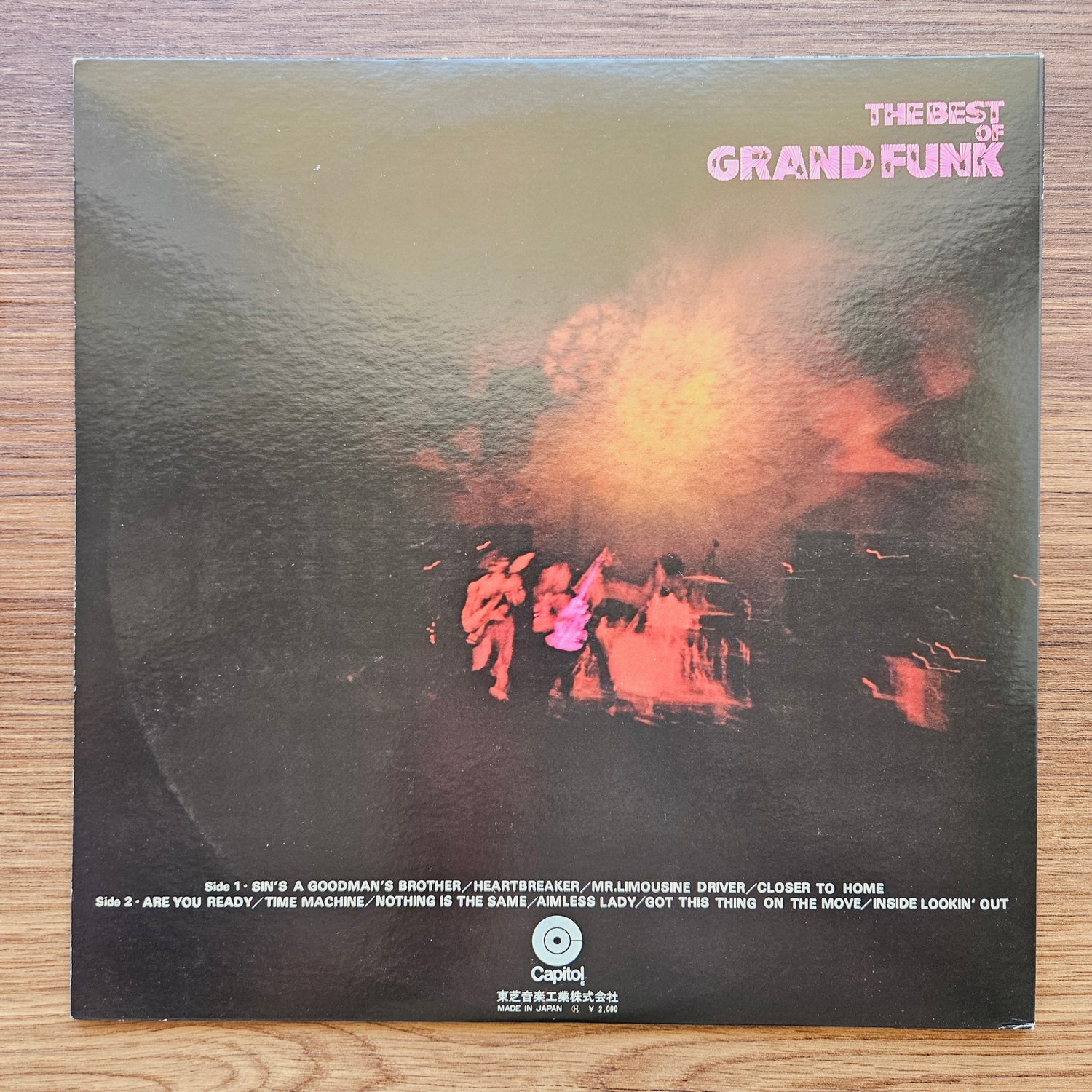 Grand Funk – The Best Of Grand Funk 33'lük LP PLAK Japan Vinyl