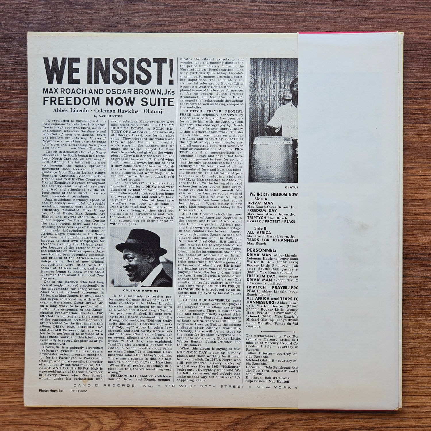 Max Roach – We Insist! Max Roach's Freedom Now Suite 33'lük LP PLAK Japan Vinyl