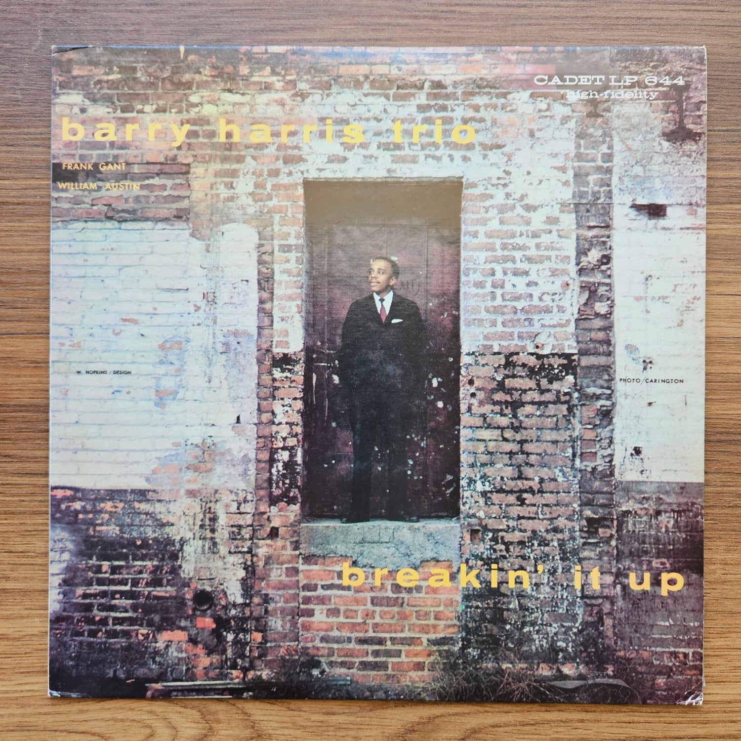 The Barry Harris Trio – Breakin' It Up 33'lük LP PLAK Japan Vinyl