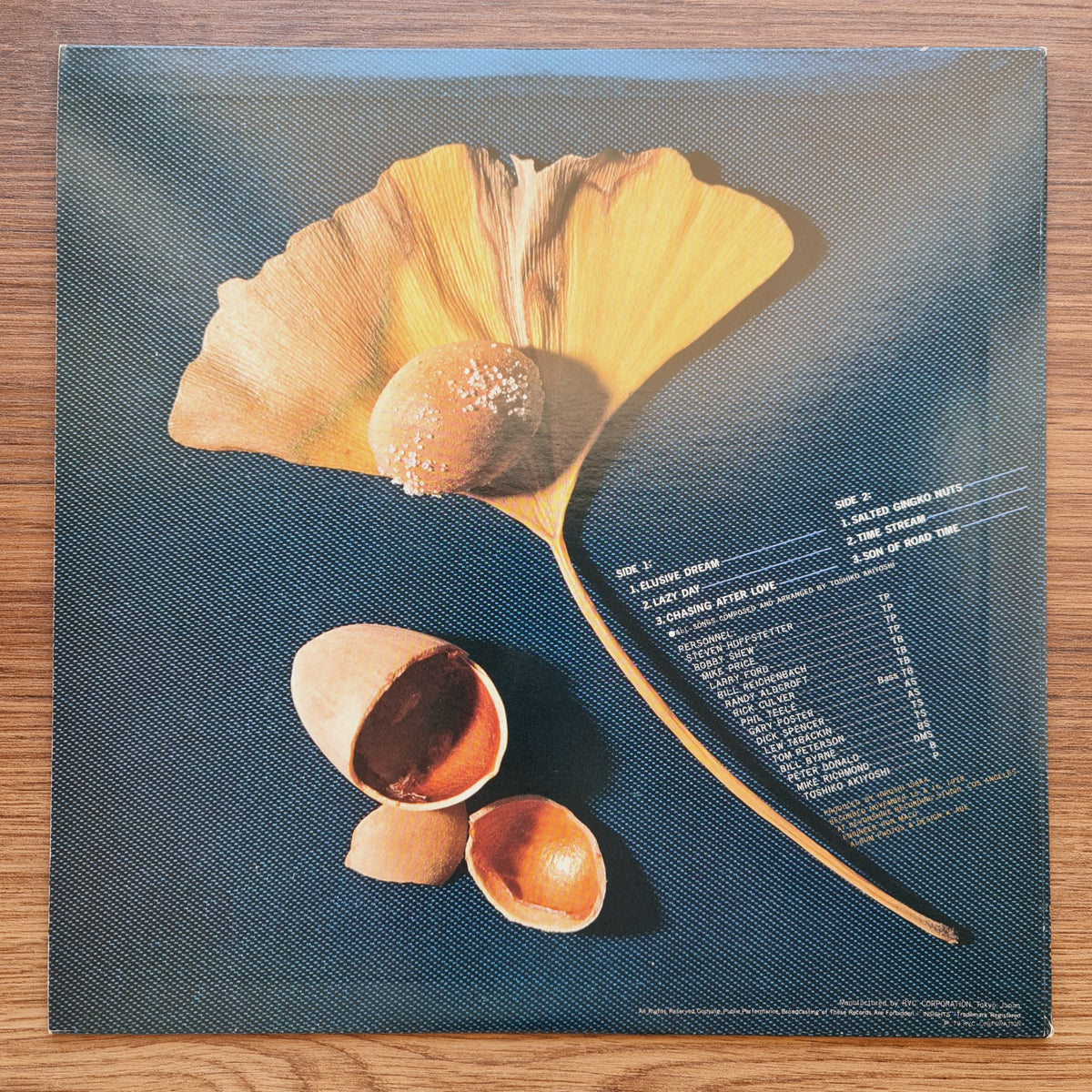 Toshiko Akiyoshi-Lew Tabackin Big Band – Salted Gingko Nuts 33'lük LP PLAK Japan Vinyl