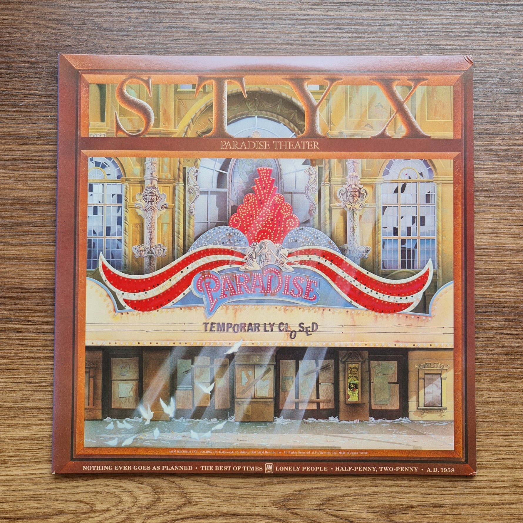 Styx - Paradise Theatre Japan Vinyl