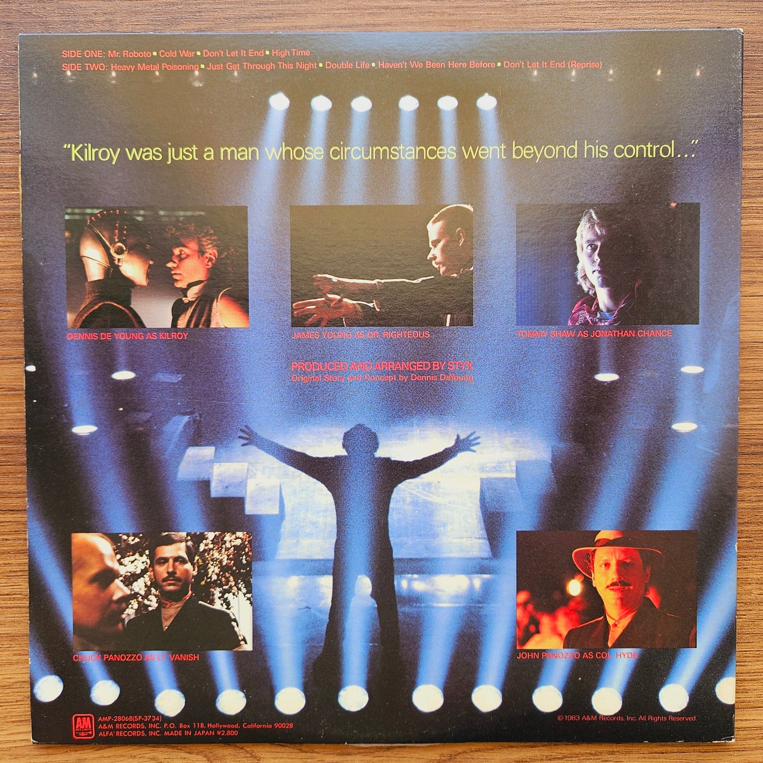 Styx – Kilroy Was Here 33'lük LP PLAK Japan Vinyl
