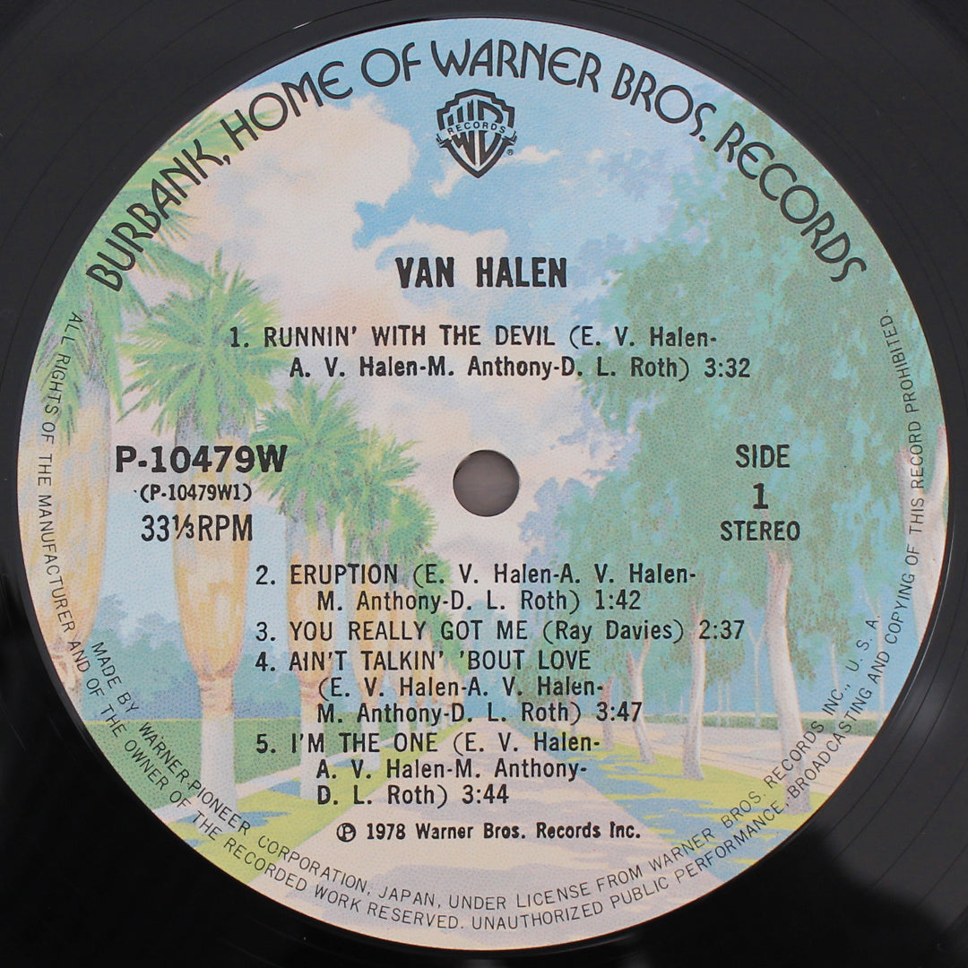 Van Halen – Van Halen İmzalı Plak Japan Vinyl
