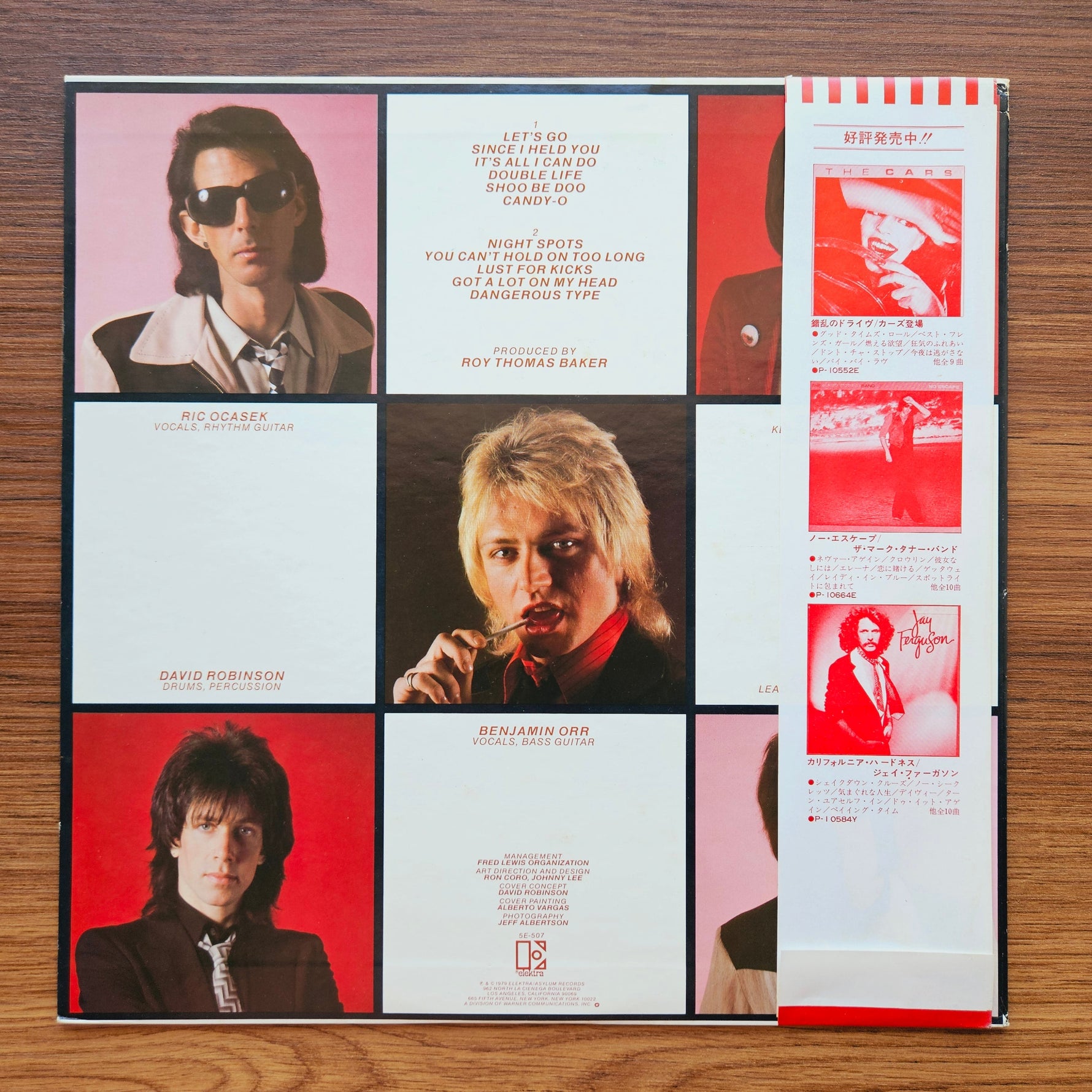 The Cars – Candy-O 33'lük LP PLAK Japan Vinyl