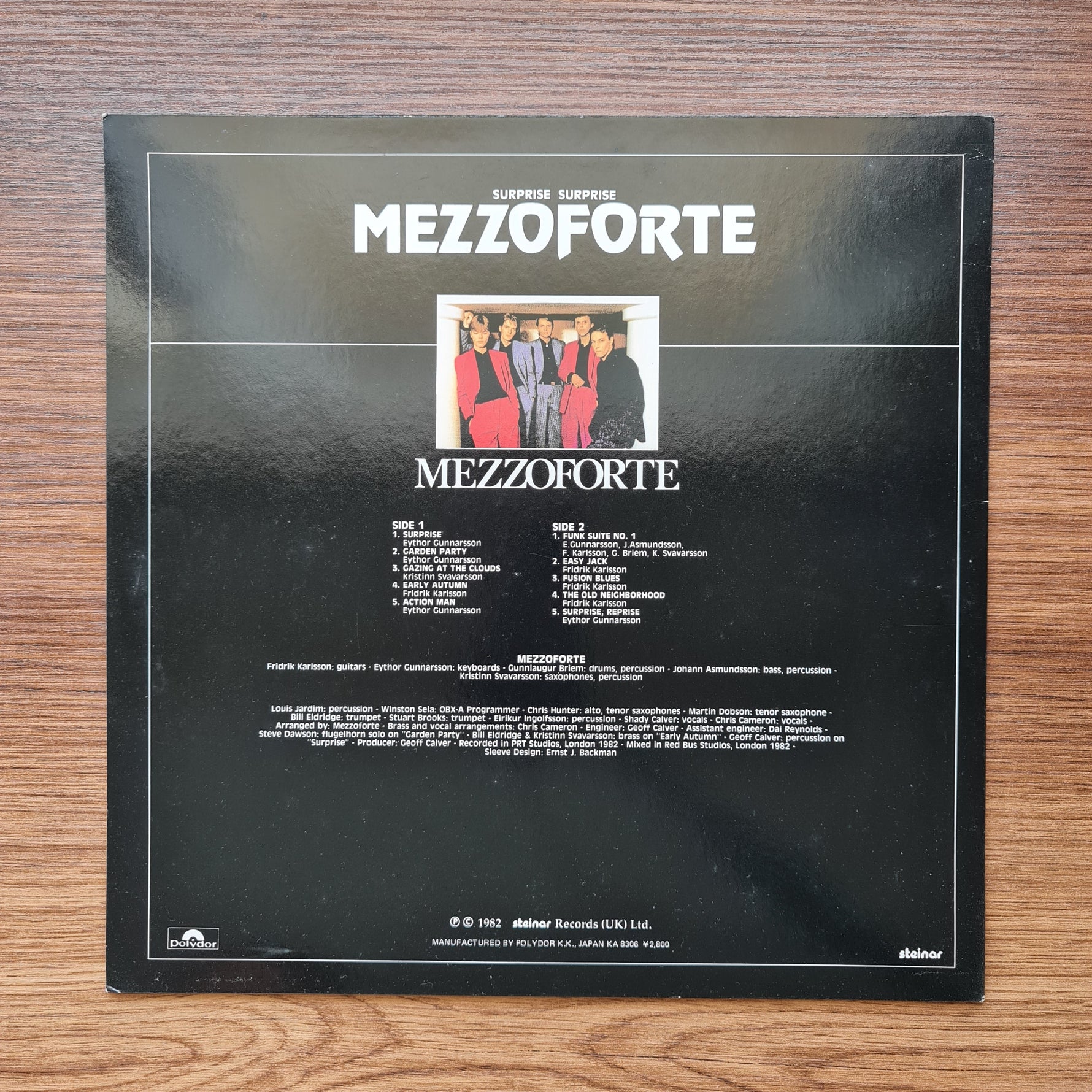 Mezzoforte – Surprise Surprise 33'lük LP PLAK Japan Vinyl
