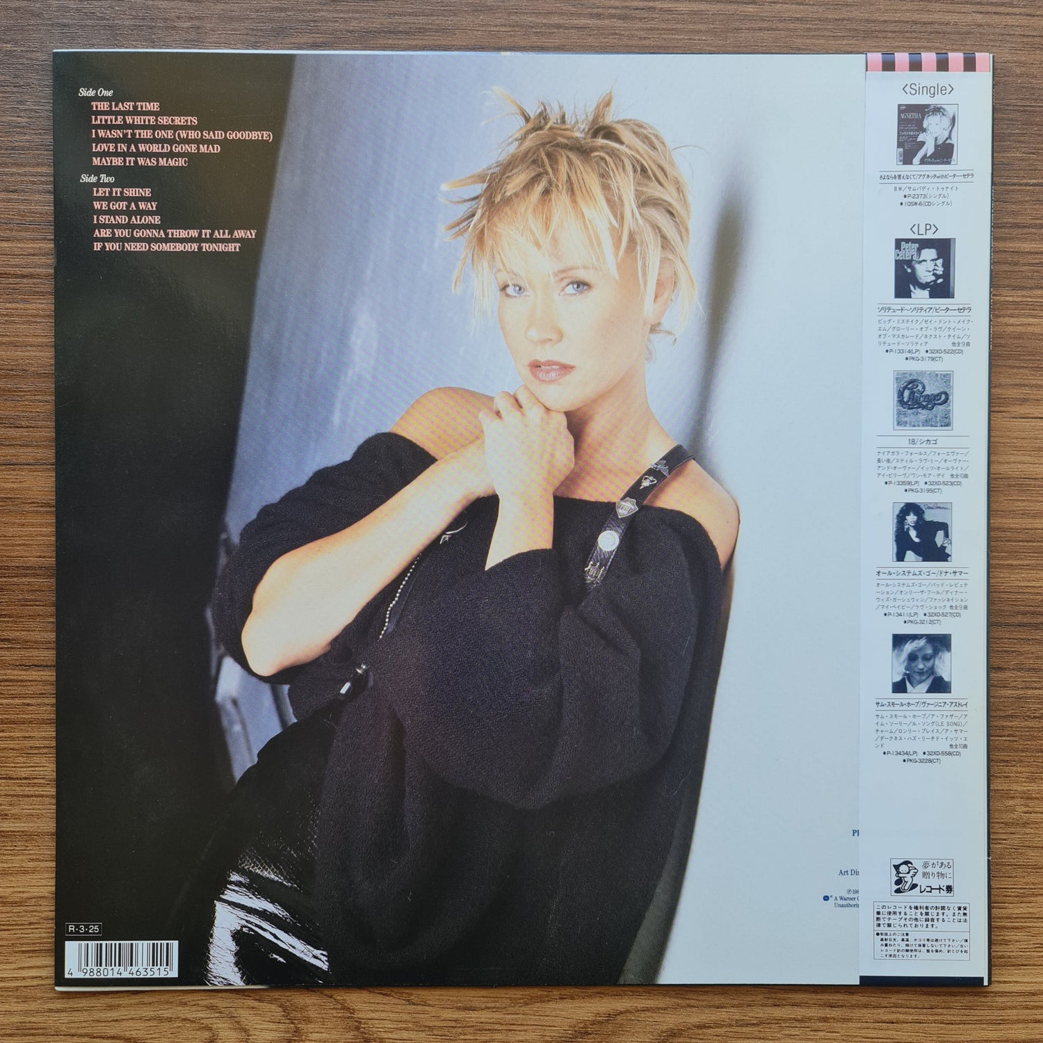 Agnetha Fältskog – I Stand Alone 33'lük LP PLAK Japan Vinyl