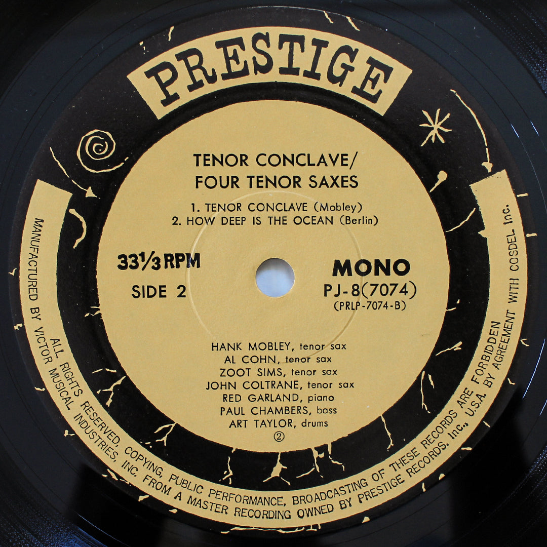 Hank Mobley  Al Cohn  John Coltrane  Zoot Sims - Tenor Conclave 33'lük LP PLAK Japan Vinyl