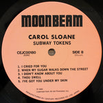 Carol Sloane - Subway Tokens 33'lük LP PLAK Japan Vinyl