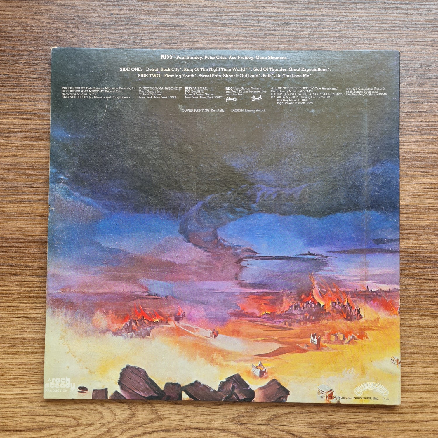 Kiss – Destroyer 33'lük LP PLAK Japan Vinyl