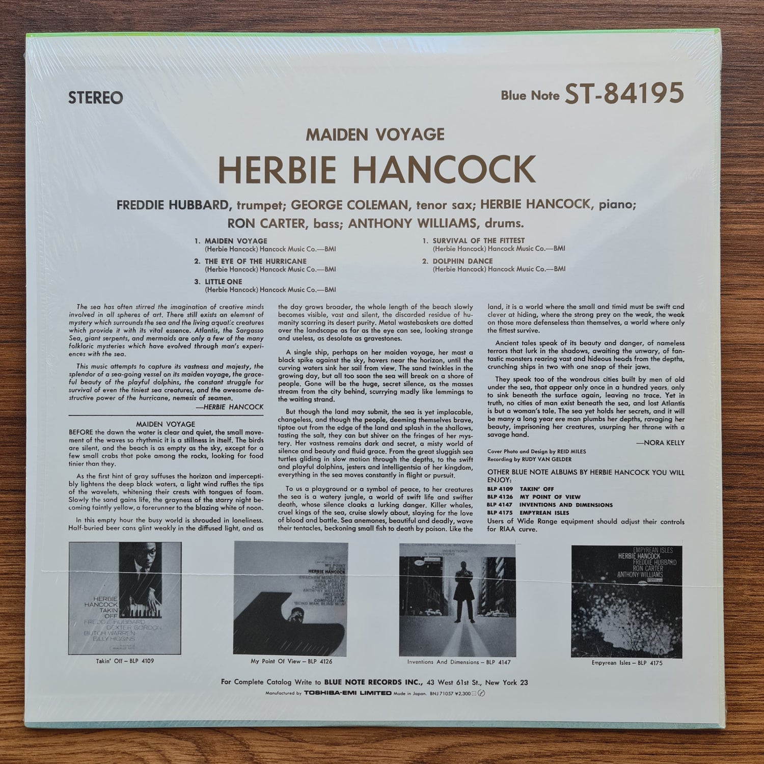 Herbie Hancock – Maiden Voyage Japan Vinyl