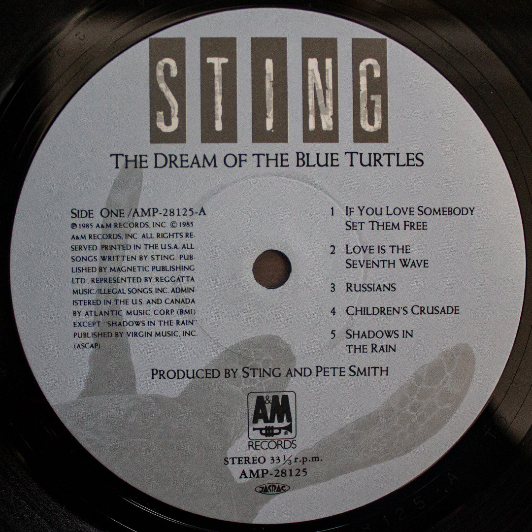 Sting - The Dream Of The Blue Turtles 33'lük LP PLAK Japan Vinyl