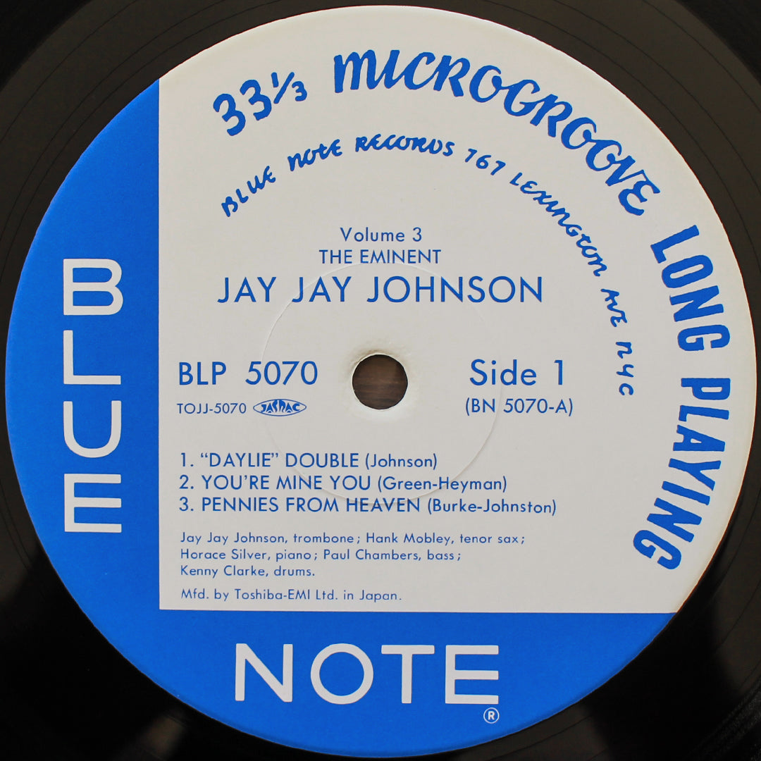 Jay Jay Johnson - The Eminent Jay Jay Johnson Vol. 3 Japan Vinyl
